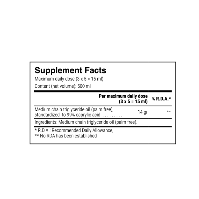 Keto MCT C8 oil