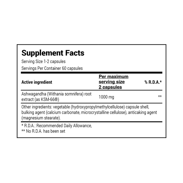 Ashwagandha KSM-66® 500mg