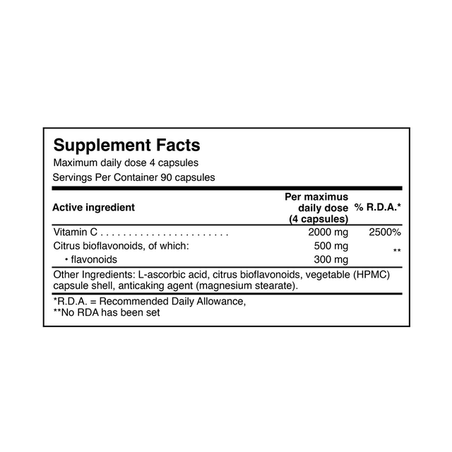 Vitamin C & Bioflavonoids